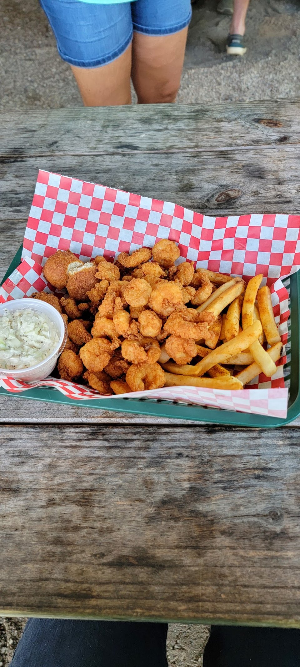 Calabash Shrimp with Fries