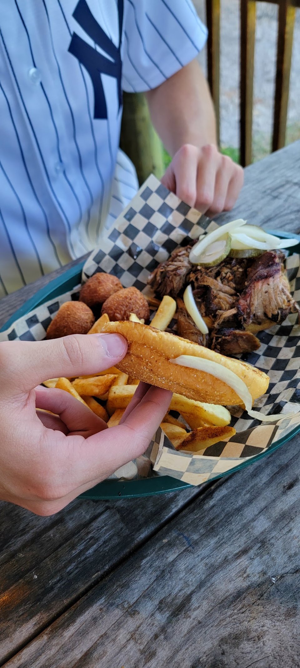 Pulled Pork Sandwich with Fries