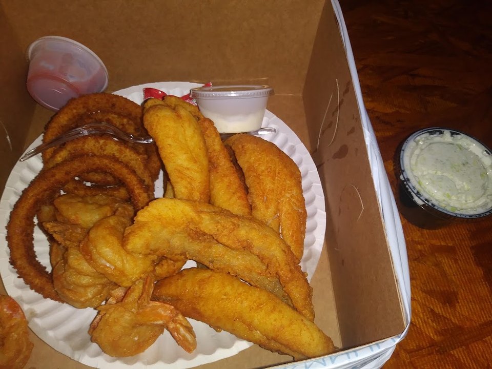 Perch and Shrimp